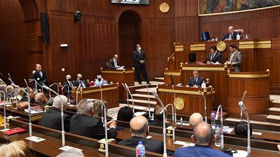 افتتاح جلسة الشيوخ لاستكمال مناقشة مشروع الوقف الخيري