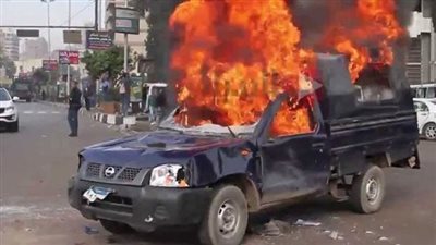 حجز إعادة محاكمة متهم بحرق سيارتي شرطة بمصر القديمة للحكم بجلسة 31 مايو