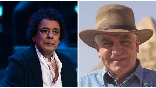 زاهي حواس ومحمد منير