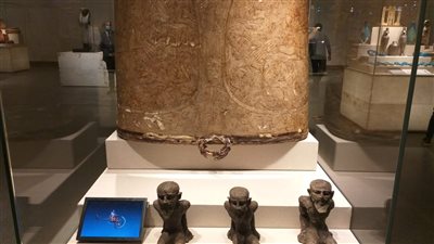 يعرض جزء من عجلة حربية.. قطع أثرية فريدة بمتحف الحضارة بالفسطاط