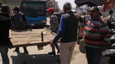 رفع 183 إشغال طريق وإعدام 11 شيشة بالبحيرة