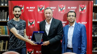 محمود الخطيب يستقبل وفد دبلومة الإدارة الرياضية بـ