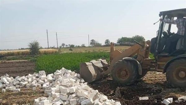 إزالة التعديات بالمنيا