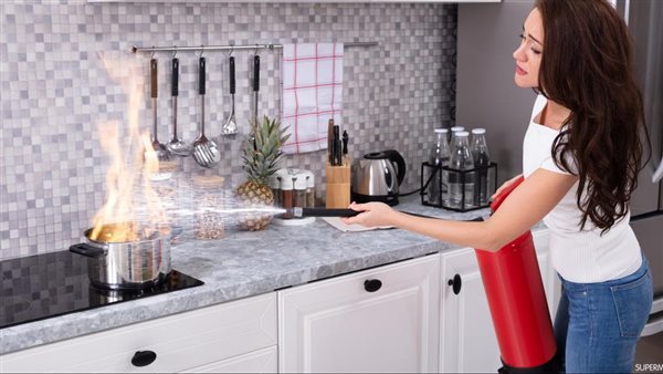 مطفأة الحريق فى المنزل