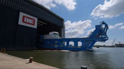 أهم المعلومات عن الكراكة مهاب مميش التابعة لقناة السويس بعد استلامها