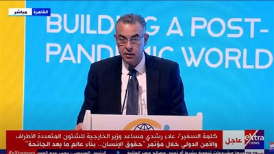 السفير علاء رشدي: العليا لحقوق الإنسان تعمل على التشريعات والبيانات مع قيادة سياسية مؤمنة بذلك