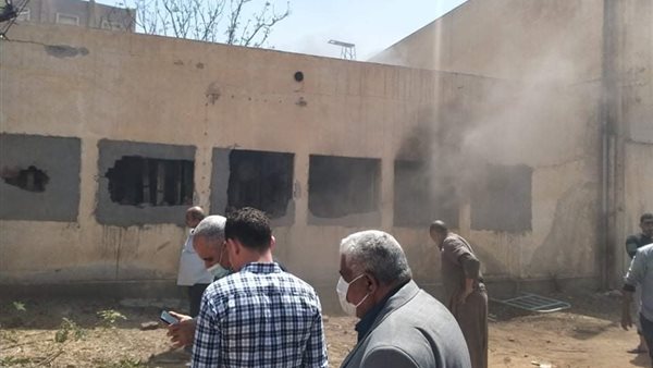 حريق بمخزن تابع لصحة