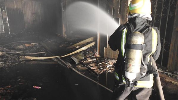  حريق بمدينة الرياض