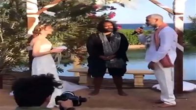 هاني عادل يوجه رسالة لزوجته بعد حفل زفافهما: 