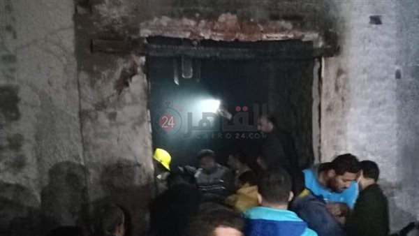 حريق في مصنع بطاطين