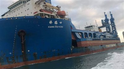 الفريق أسامة ربيع يعلن نجاح عبور السفينة الحاملة للكراكة 