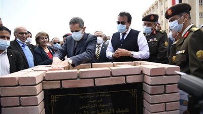 وزير التعليم العالي ومحافظ الغربية يضعان حجر الأساس للجامعة التكنولوجية ببهبيت الحجارة