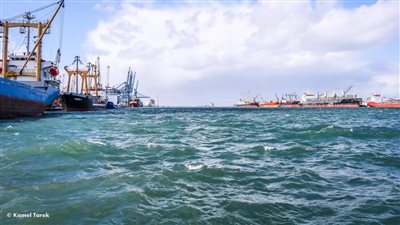 النقل تستعرض مشروعاتها الكبرى داخل ميناء الأسكندرية (صور)
