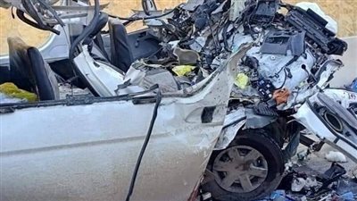 إصابة شخصين في تصادم سيارتين بوصلة عز الدين بالطريق الصحراوي بالإسماعيلية