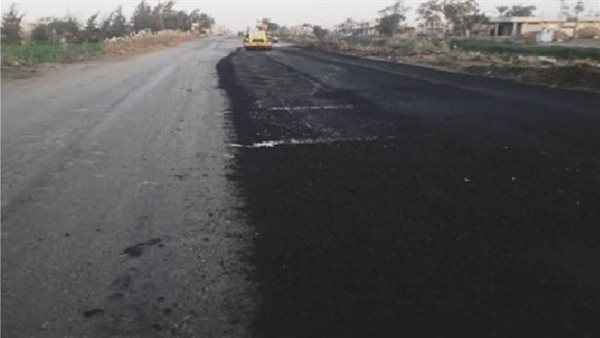 أعمال الرصف الجارية