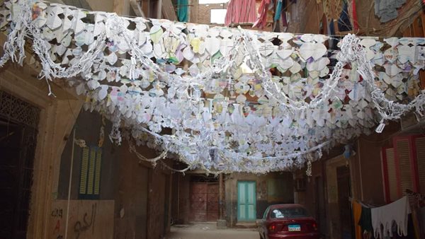 جانب من أعمال تزيين