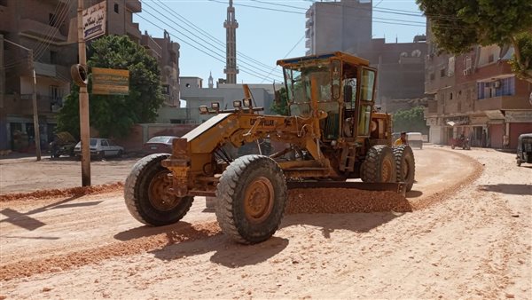 رصف شوارع  مركز القوصية