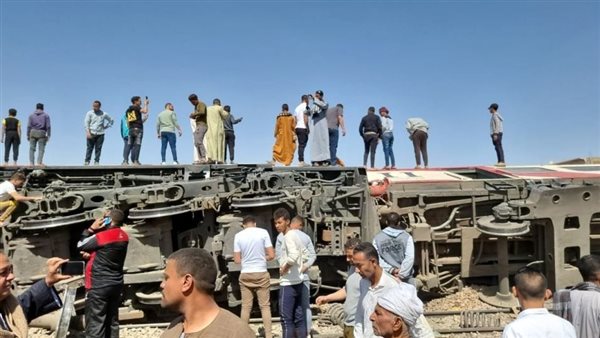 حادث قطاري سوهاج