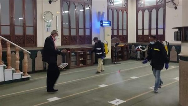 تعقيم مساجد بورسعيد