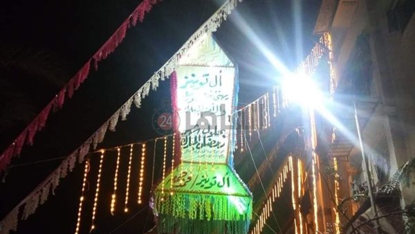 جانب من تزيين شوارع