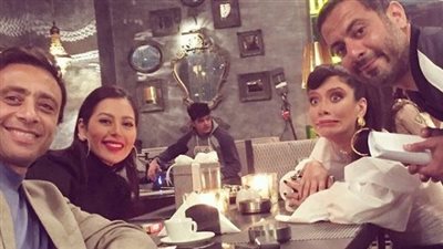 لقاء الخميسي تروج لمسلسل 