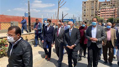 محافظ القليوبية ورئيس التنسيق الحضاري يتفقدان أعمال تطوير كورنيش بنها