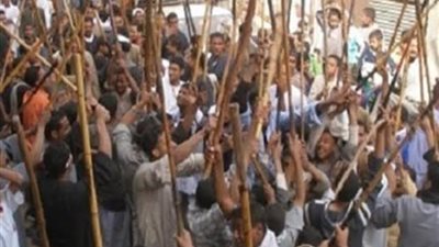 مصرع وإصابة 10 أشخاص في مشاجرة بسبب خلافات الجيرة ولهو الأطفال بسوهاج 