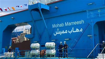 قناة السويس تحتفل باستلام الكراكة مهاب مميش الأكبر في الشرق الأوسط (صور)