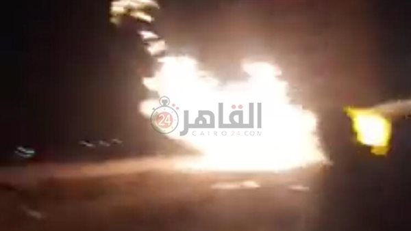 انفجار خط غاز بأكتوبر