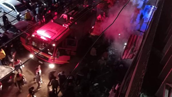 حريق بعين شمس