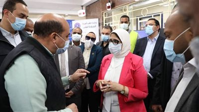 وزيرة الصحة تتفقد مستشفى إدفو العام بعد هدمها منذ 6 أعوام 