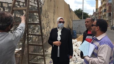 بعد شكاوى المواطنين.. إعادة بناء سور عمود السواري المتهدم في الإسكندرية 