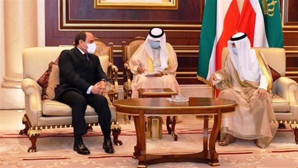 السيسي وأمير الكويت