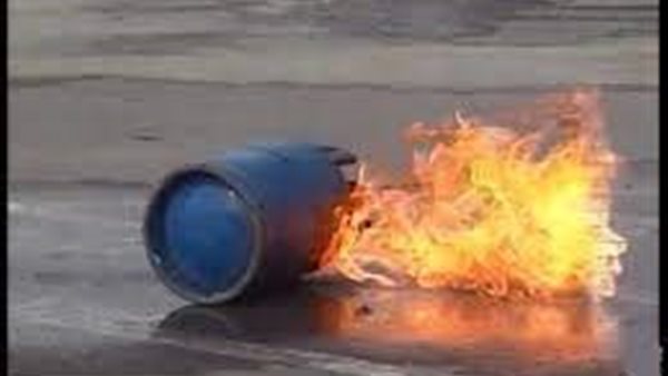 انفجار أسطوانة غاز