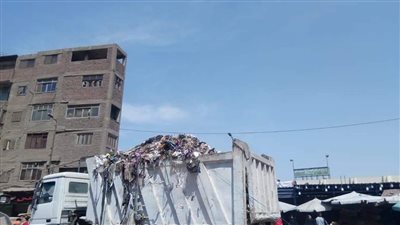 رفع 120 طن قمامة من محيط مستشفيات شبرا الخيمة