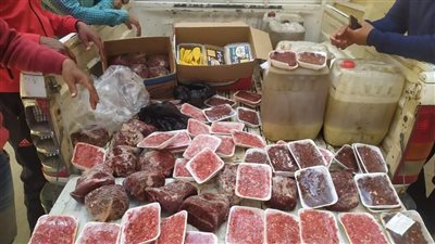 في ثاني أيام رمضان.. ضبط كبدة منتهية الصلاحية وبانيه مغشوش بالفيوم (صور)