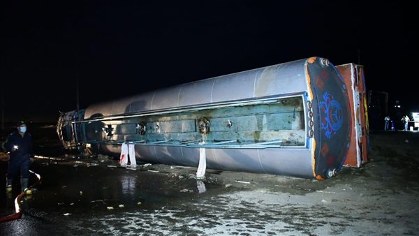 انقلاب سيارة نقل