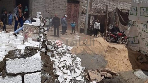 إزالة التعديات بالمنيا