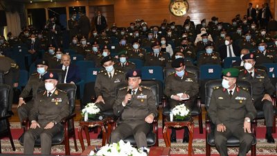 وزير الدفاع والإنتاج الحربى يشهد مناقشة البحث الرئيسي لأكاديمية ناصر العسكرية العليا