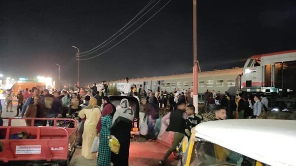 خروج قطار عن القضبان