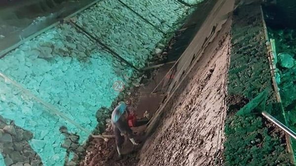 تبطين الترع بالمنيا