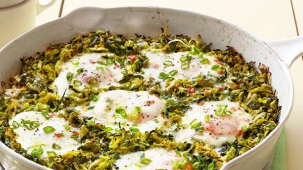 البيض بالكوسة