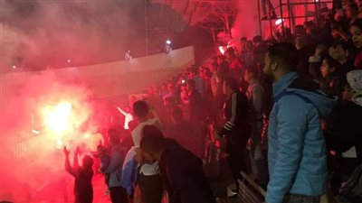 جماهير المحلة تشعل مران الفريق وتهتف للمهدي سليمان (فيديو)