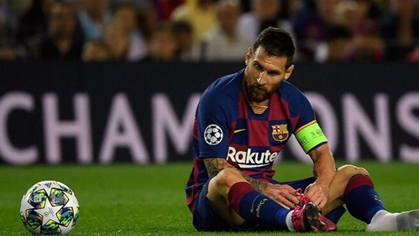 ميسي بقميص برشلونة