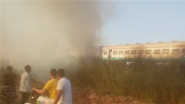 جانب من الحريق