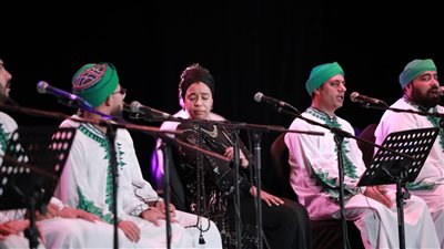 بحضور سايناي يوسف شعبان..  الحضرة تزين ليالي رمضان في مسرح الزمالك بسهرة صوفية  (صور)