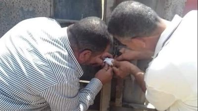 غلق وتشميع 7 مغاسل بدون ترخيص بقرية دست الأشراف في البحيرة (صور)