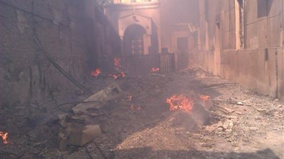 ميدان بالاس في المنيا شاهد على تخريب الإخوان أثناء فض اعتصام رابعة 