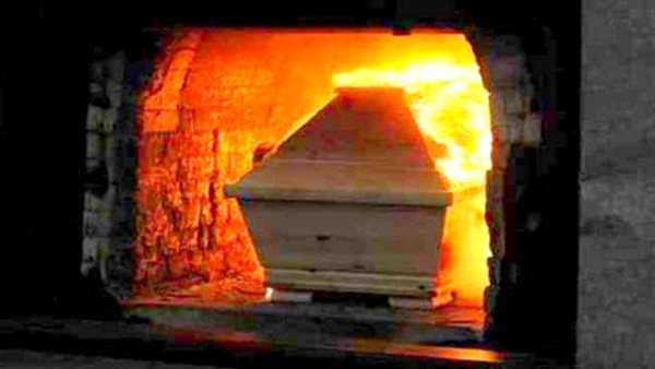 حرق الجثة_ تعبيرية