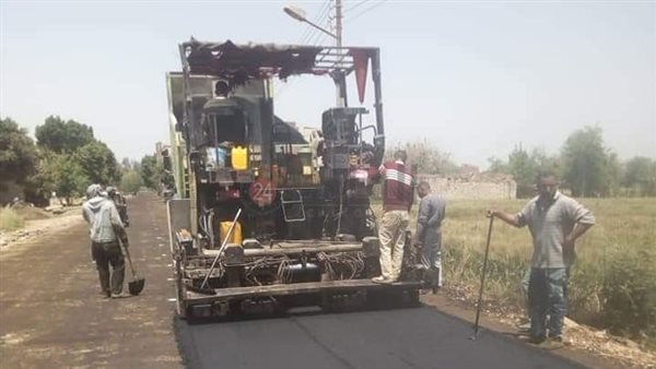 رصف الطرق المنيا